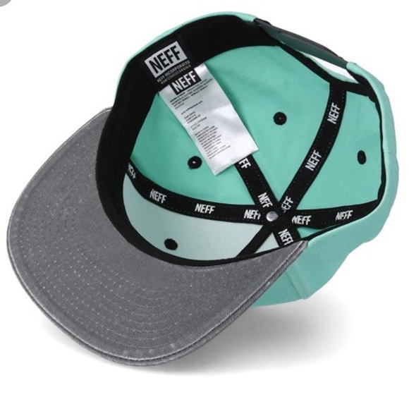 LAST ONE ❗️Neff X Wash Teal SnapBack Hat - Picture 5 of 8